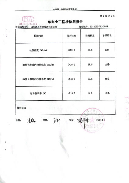 檢測報告